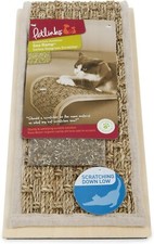 NWT Premium Wood 15"x 7" Petlinks Cat Scratcher Incline Ramp Seagrass w/Catnip