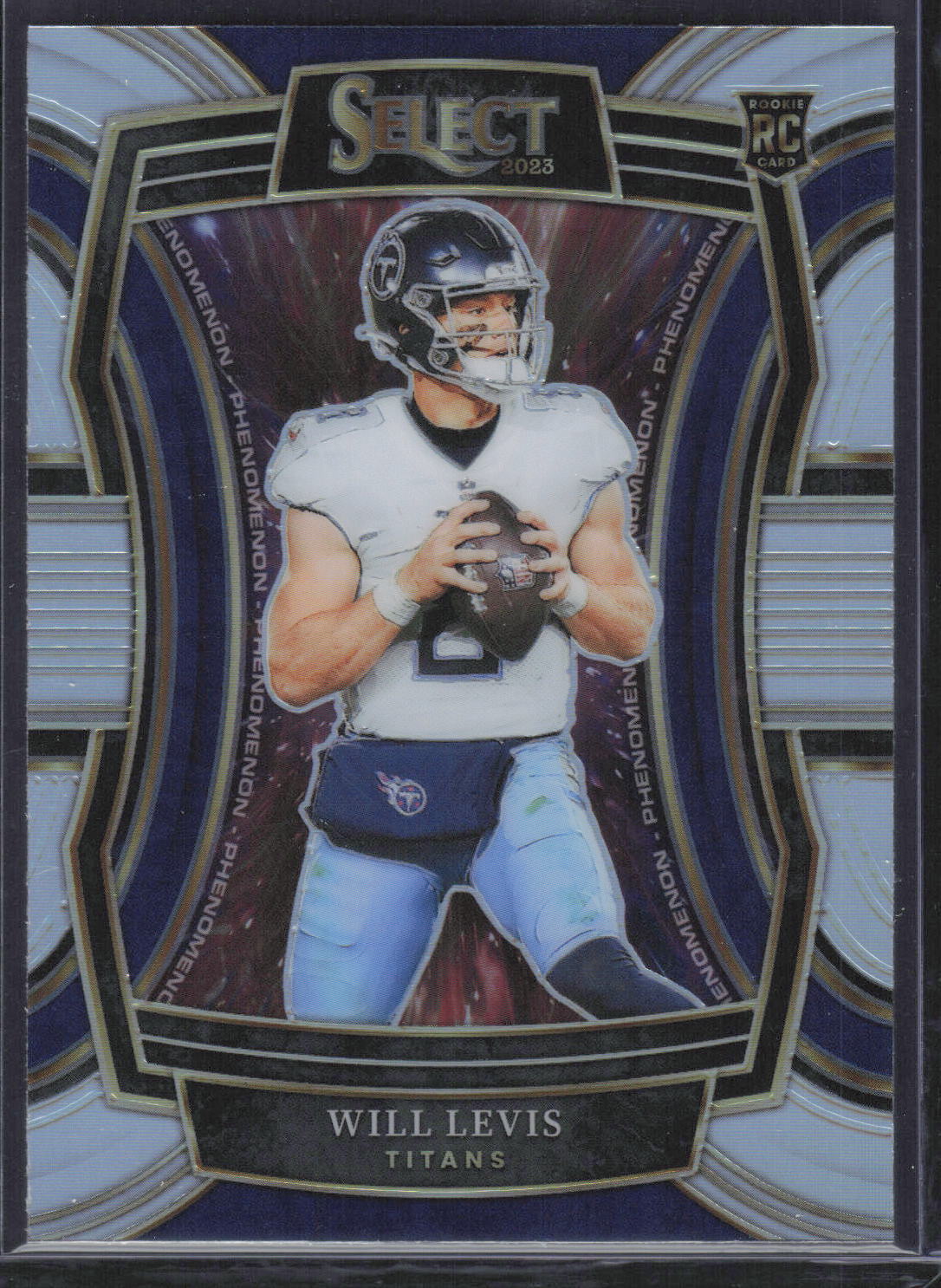 2023 Panini Select #PH-WLE Will Levis Phenomenon Silver Prizm Rookie RC Titans
