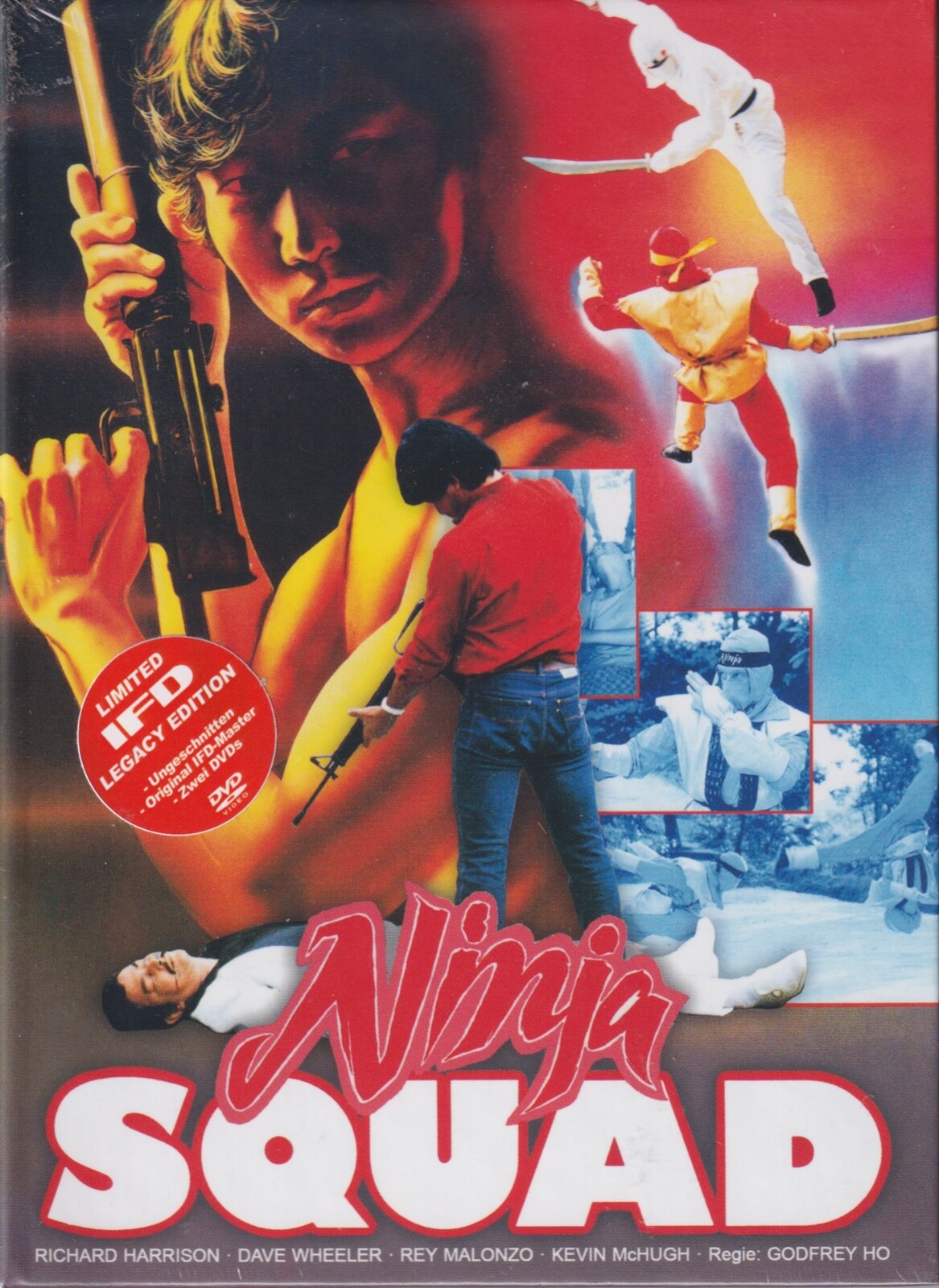 The Ninja Squad - NEW UNCUT 2 x DVD Mediabook - Legacy - Richard Harrison - 1986