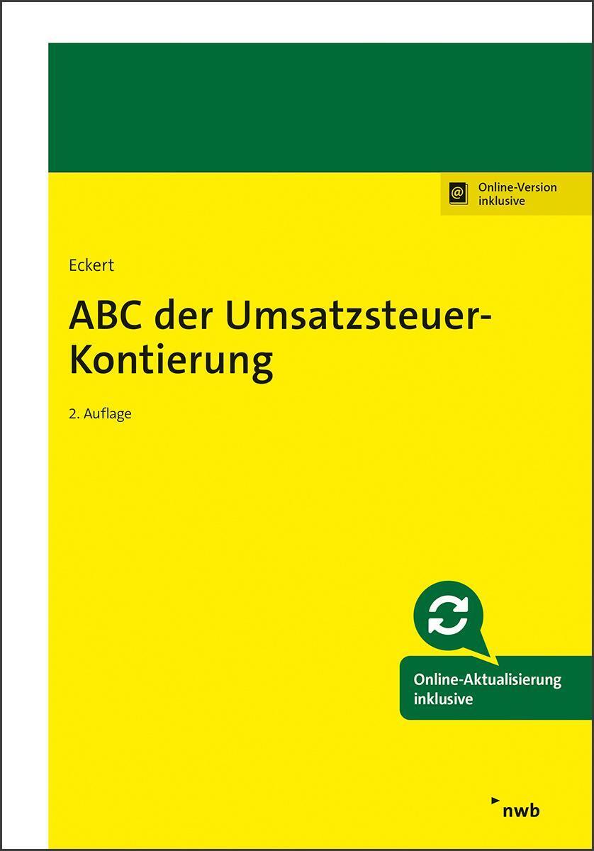 Thumbnail - Abc Der Umsatzsteuer-kontierung Karl-hermann Eckert 9783482675225