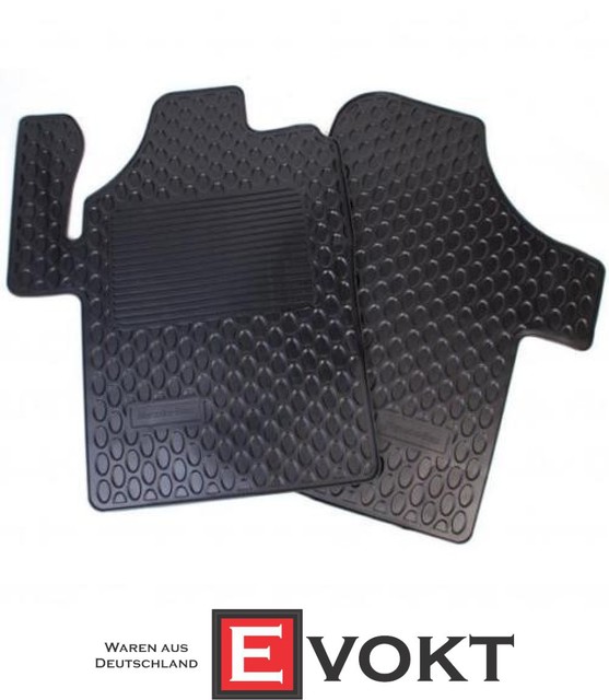 Original MercedesBenz rubber mats Viano / Vito C639 NCV2 black floor