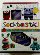 SOCKTASTIC Craft Kit -Make 8 Cool and Crazy Creations from Socks Kids Crafts