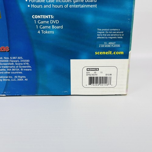 Scene It Music To Go DVD Game Trivia MTV x Rollingstone Board game - Picture 16 of 18