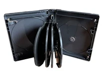 New 1 Official Viva Elite 9 Discs 4K UHD Replacement Case Black 25mm Thickness