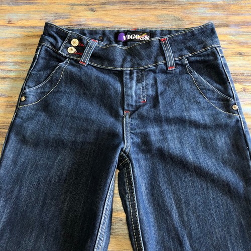 Vigoss Jeans Cropped Blue Girls Size 14 - Picture 4 of 9