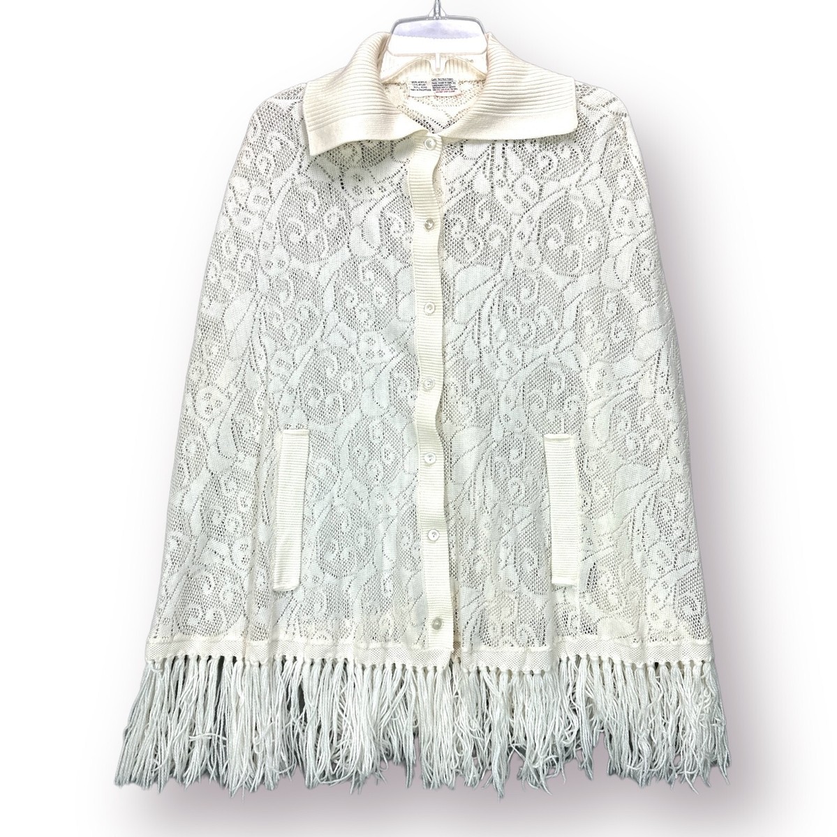 Fringed Plush Embroidered Lace Sweater Fringed Plush Embroidered Lace Sweater