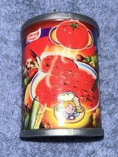 Vtg Pretend Play Mini Tomato Soup Plastic Toy