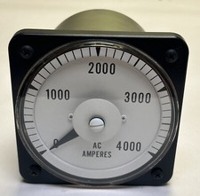 GENERAL ELECTRIC,103131LSUA,AMMETER 0-4000 AC AMPERES REFURBISHED