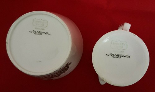 Shelley China Cream & Sugar. Metropolitan Church & County Court House Toronto - Picture 5 of 8