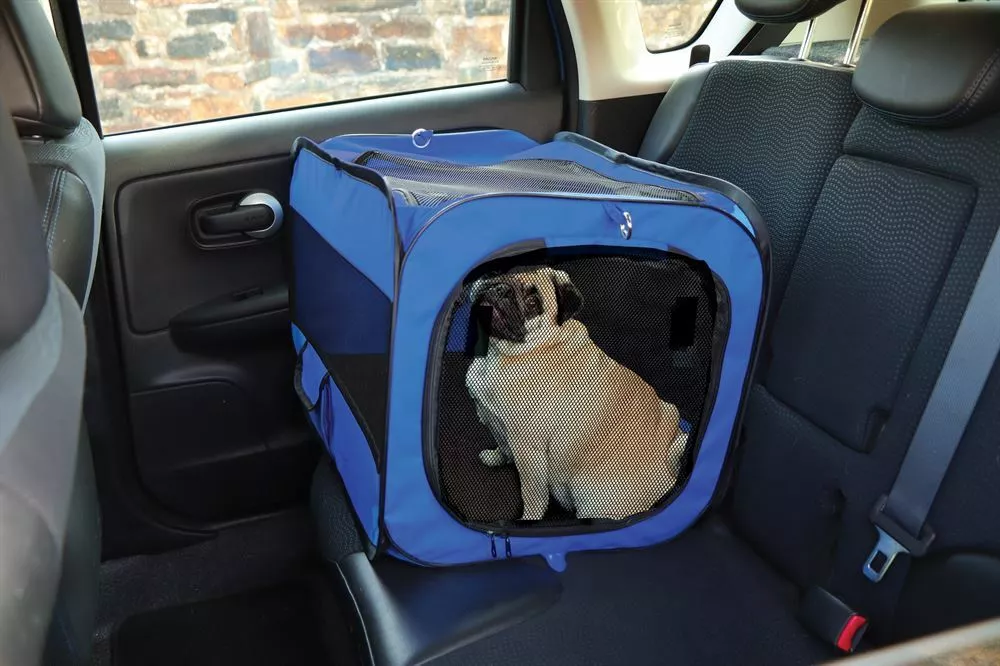 Dog cage top for car travel