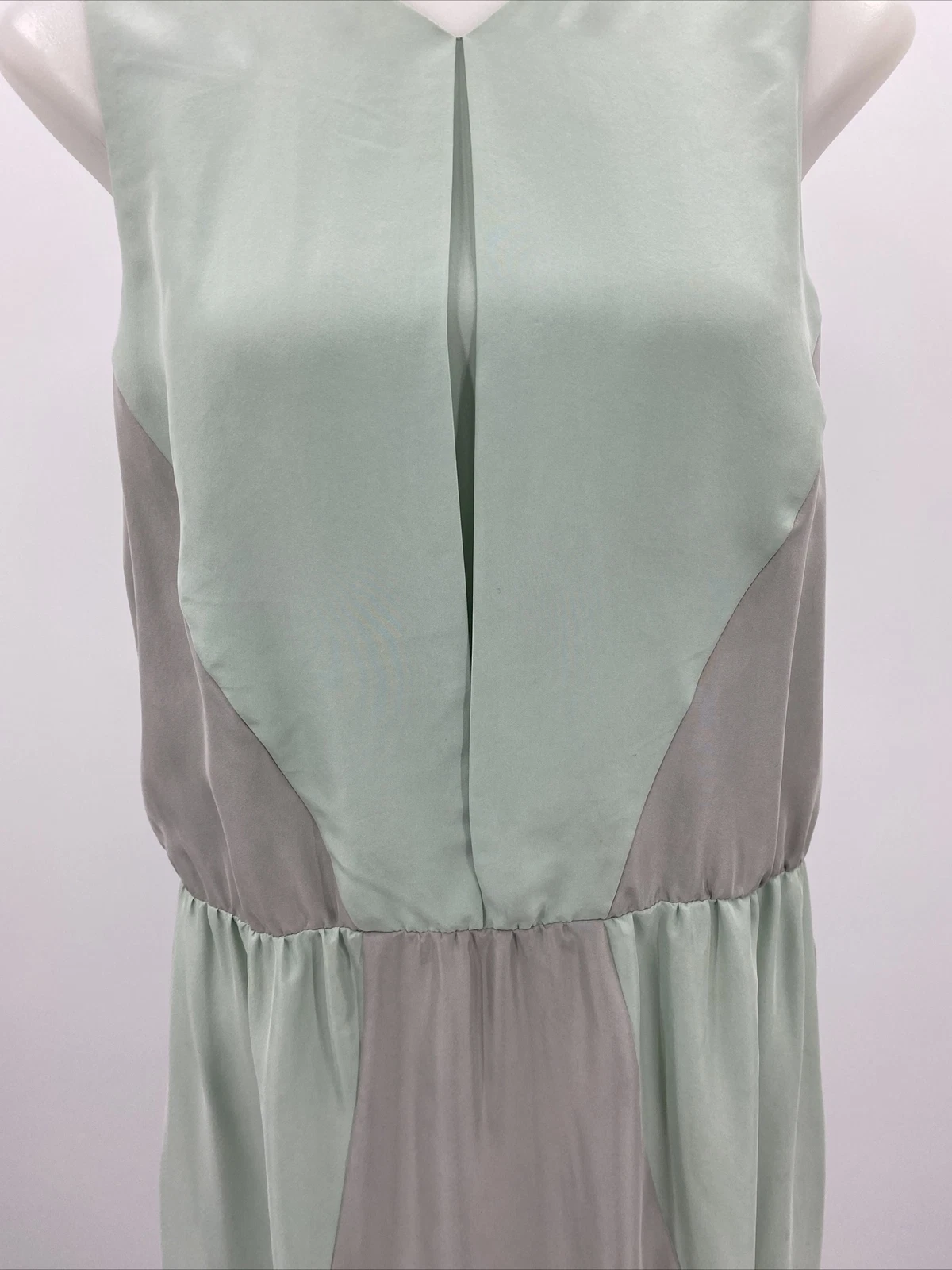 Abito Kate Spade Saturday Split Decision seta color block nuovo con etichette taglia 6