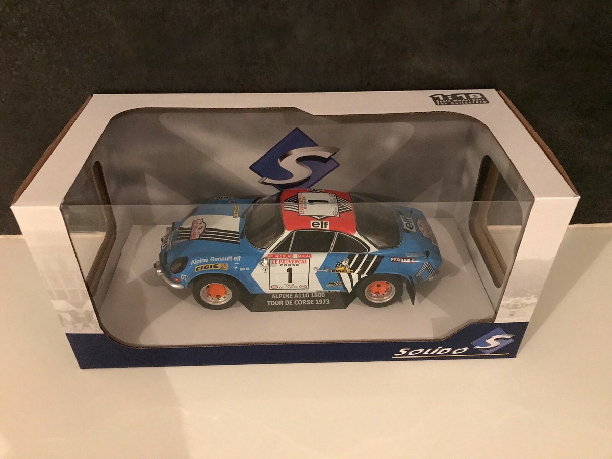 Voiture de collection Solido Renault Alpine A110 1800 échelle 1/18 - Collection