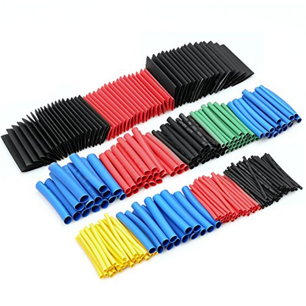 Car Cable Wire Cable Heat Shrink Tubing Tube Sleeve Wrap Assortment Kit 560Pcs