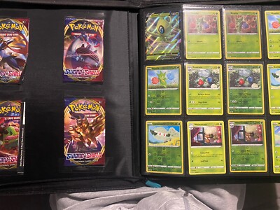 Pokemon TCG 100% Komplett Schwert & Schild Base Set Master Set | Mint + Binder
