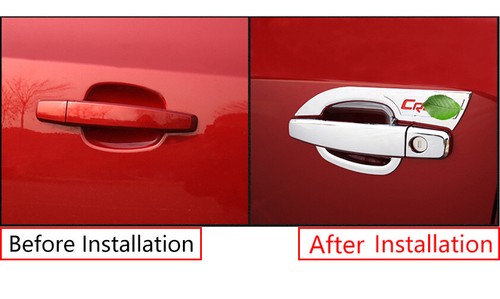 Fit for Chevrolet Cruze 2010-2015 Chrome Exterior Side Door Bowl Cover Trim 4pcs - Picture 6 of 10