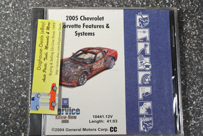 2005 Chevrolet Corvette Features & Systems DVD, Sealed, 10441.12V