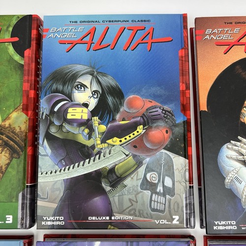 Kobdansha Battle Angel Alita Deluxe Edition 1-5 & Holy Night & 3 Art Prints - Picture 7 of 23