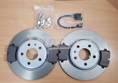 FOR AUDI A6 2.0 TDI 177 C7 S LINE  REAR BRAKE DISCS AND PADS