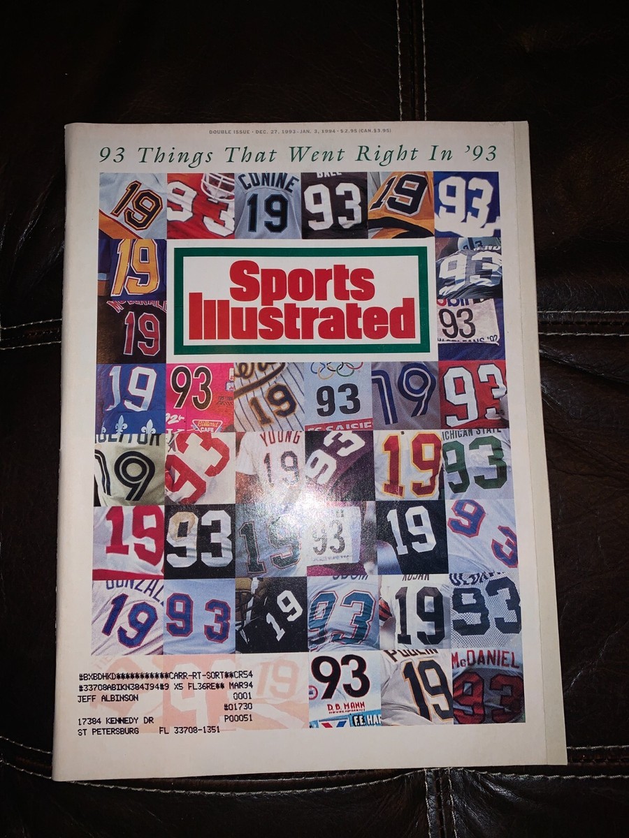 Vintage Sports Illustrated 1993 Year-End Double Issue '93