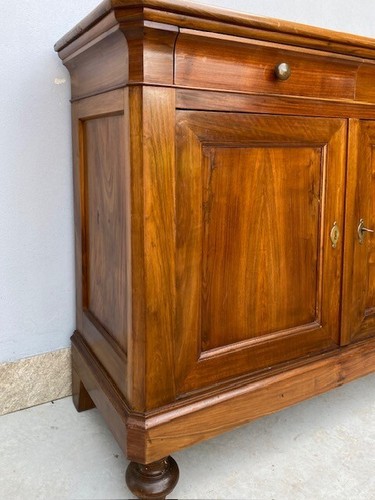 Credenza Luigi Filippo in Noce a 3 Ante - Restaurata (in corso d'opera)_car 2996 - Foto 3 di 12
