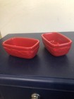 2 Longaberger Pottery Woven Traditions Tomato Small Loaf Pans — photo 4