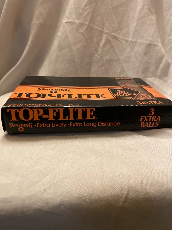 Pelotas de golf Spaulding Top Flite naranja nuevas en caja 3 extras total 15 5 juegos de 3 Foto 3 de 4