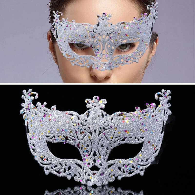 Sexy Damen Maskenball Feder Venezianischen Maske Kostüm Party Ball Augen Maske ① - Bild 4 von 4