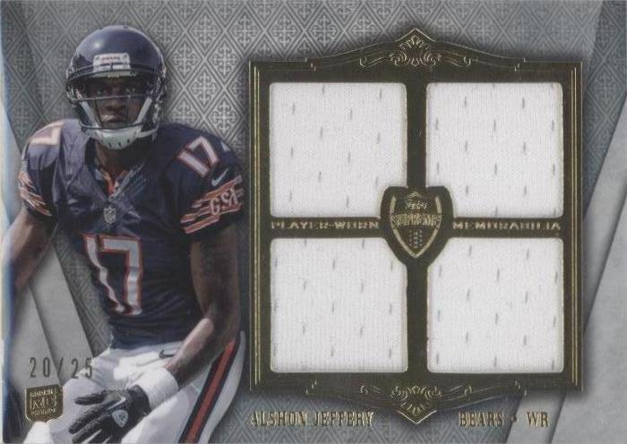 2012 Topps Supreme Alshon Jeffery #SRQR-AJE - 1 of 2