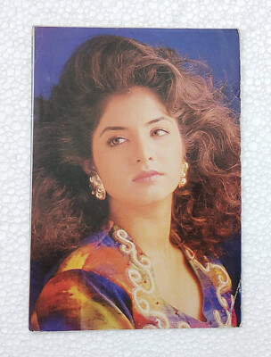Bollywood Actress- Divya Bharti - Rare Post card #D-13
