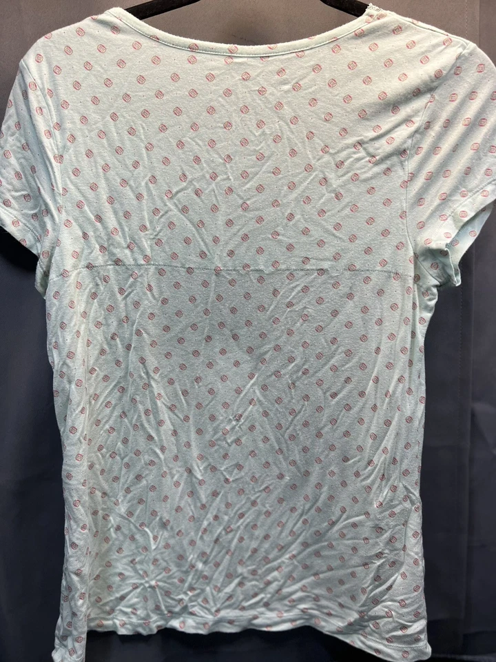 Apt 9 Mujer Mediano 2 Piezas Conjunto de Pijama Manga Corta Pantalones Cortos Azul Claro Foto 3 de 4