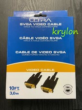 Ultra 10 foot SVGA D-SUB VGA Video Monitor Cable Retail Box Retail Box