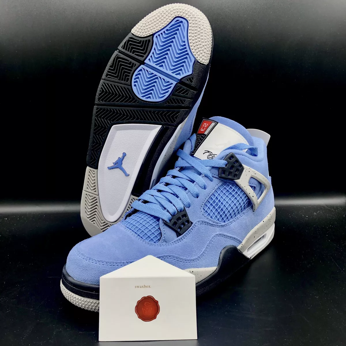 Blue and outlet black jordan 4