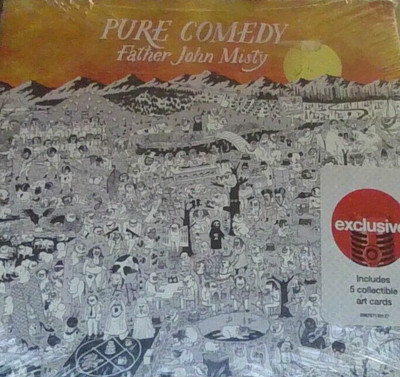 FATHER JOHN MISTY: Pure Comedy ORANGE W/ Collectable Art Cards- Target Exclusive