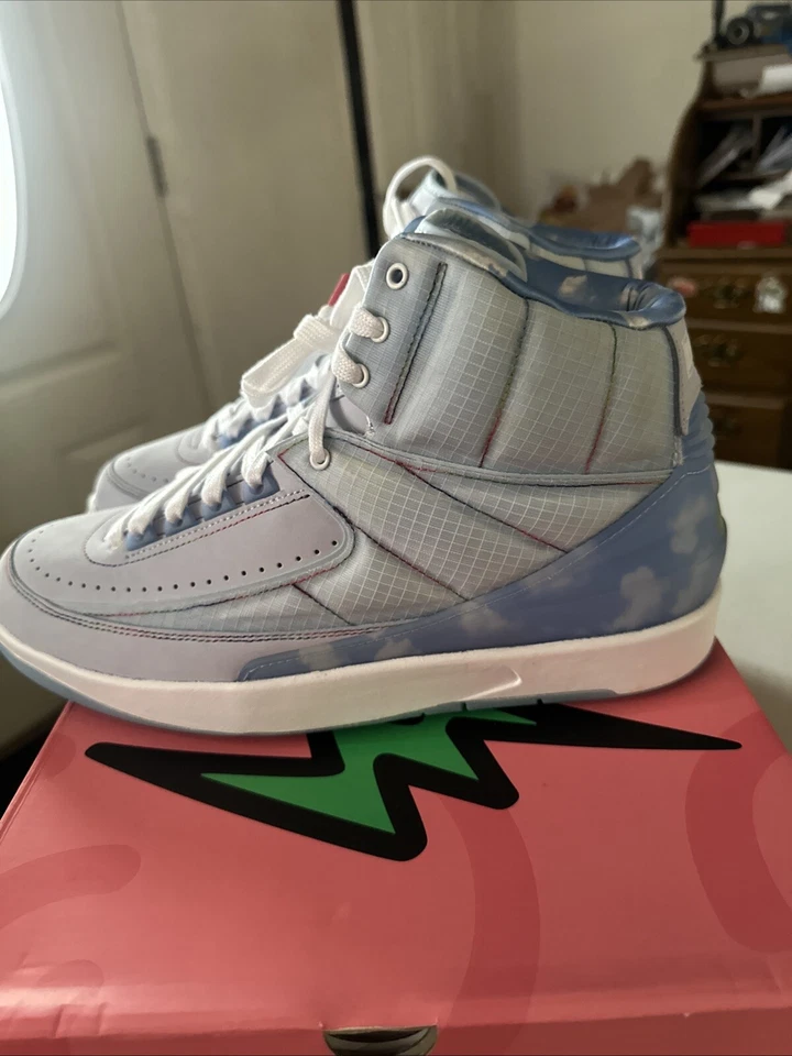 Size 10 - Jordan 2 Retro x J. Balvin Blue 2022 - Image 2 of 4