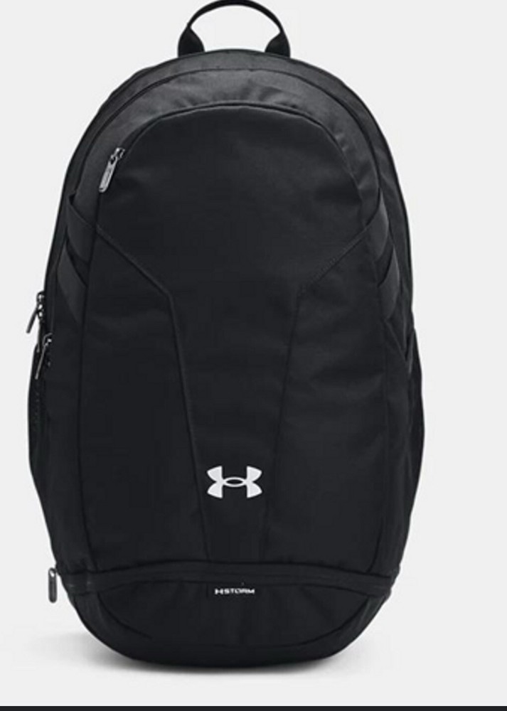 Under Armour Hustle 5.0 Backpack Black New With Tags 1364182-001