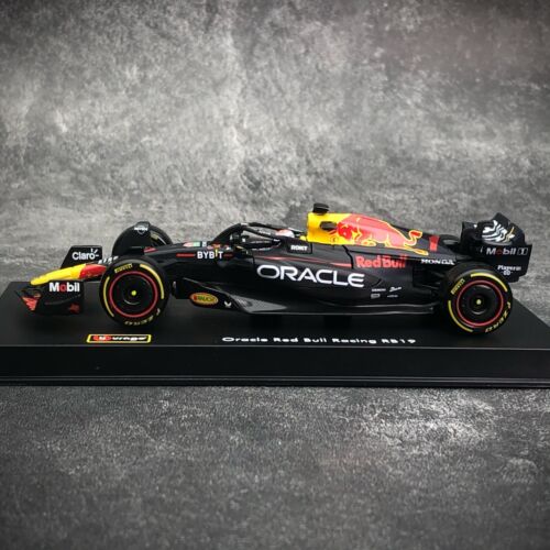Bburago 1/43 Oracle Red Bull RB19 F1 Model 2023 #1 Max Verstappen W show case - Picture 3 of 9