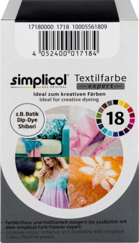 Couleur textile SIMPLICOL EXPERT MINUIT NOIR 2x couleur et 1x fixateur - Photo 3 sur 4