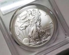 2016 AMERICAN EAGLE 1oz 1ST STRIKE FLAG LABEL PCGS MS70 30TH ANNIVERSARY  #8498