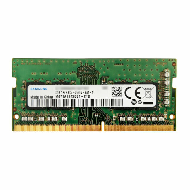 Samsung 8gb Sodimm Pc4 Ddr4 2666 Memory M471a1k43db1ctd For Sale Online Ebay