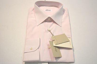 NEW  BRIONI Dress SHIRT 100% Cotton Size 15.75 Us 40 Eu (Cod 3) 