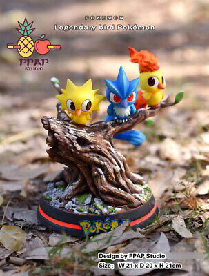 Anime Pokemon 1/20 Proportional World Legendary Bird Zapdos Articuno Moltres  Figures Collectible Model Toys Birthday