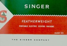 Large Deluxe-Edition Instructions Singer 221,...