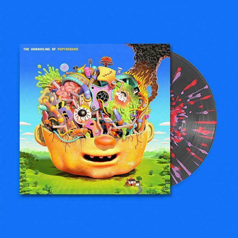 Pup The Unraveling Of Puptheband Lp (Black Ice With Coral & Violet Splatter)