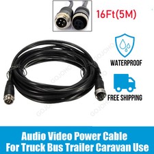 4Pin Aviation Extension Cable For Rear View Backup Camera Truck Caravan Trailer
