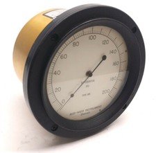 Mid-West Instrument 109S Differential PSI Gauge 0-200PSI, Max Working Press 5000