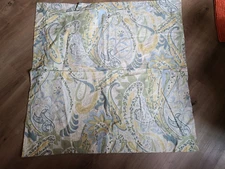 Pottery Barn "Blue/Green Paisley" Euro Pillow Sham