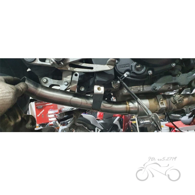 Tubo de escape de enlace medio modificado para Suzuki GSXS1000 GSX-S1000 GSXS1000F 2015-2022 Foto 2 de 4