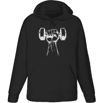 Hoodie / Kapuzenpullover ''Hand Holding a Dumbell'' für Erwachsene (HO052186)