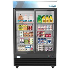 Koolmore MDR-2D-GSLD 53" 2-Section Merchandiser Refrigerator, 45 cu. ft.