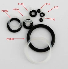 Gilson Pipetman Pipettes. Set of 5 Replacement Nitrile O-Rings and Seals